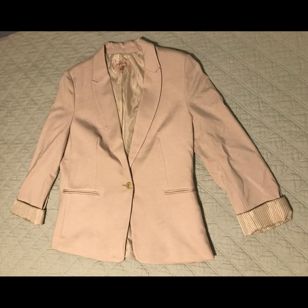 Philosophy Light Pink Ultra Soft Stretch Blazer